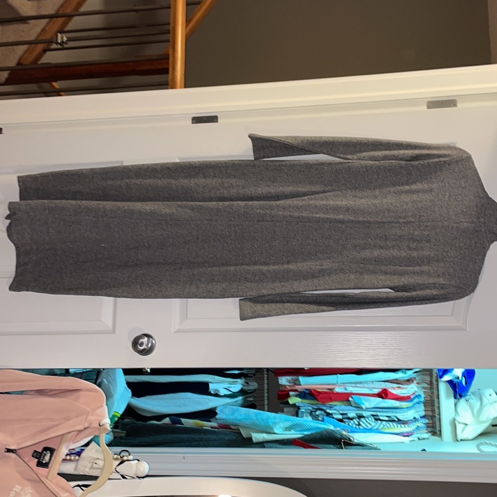Full length roots salt and pepper zip up tunic type thing new - Picture 4 of 4